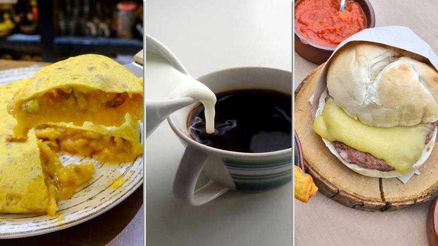 ¿Cuánto ha subido el precio de la tortilla de patatas el último año? ¿Y el del café con leche?
