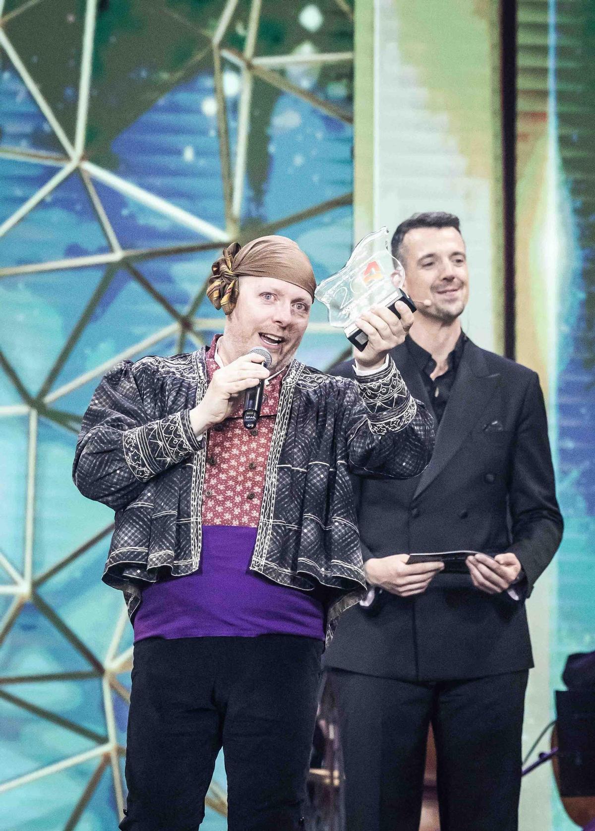 Roberto Plo, el triunfador entre las voces masculinas.