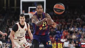 17/04/2026 Will Clyburn (Barça) en el partido de Euroliga contra el FC Bayern Munich en el Palau Blaugrana, el 17 de abril de 2026 DEPORTES JAVIER BORREGO/AFP7/EUROPA PRESS