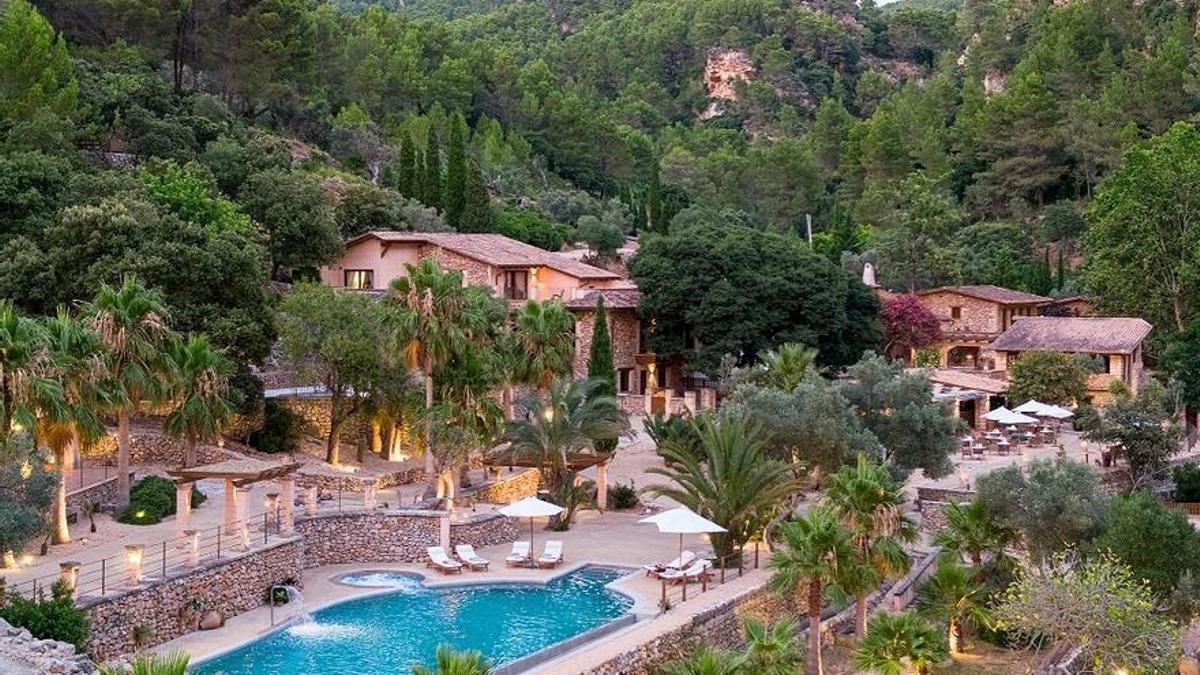 Das Hotel Ratxó bei Puigpunyent mitten in der Serra de Tramuntana.