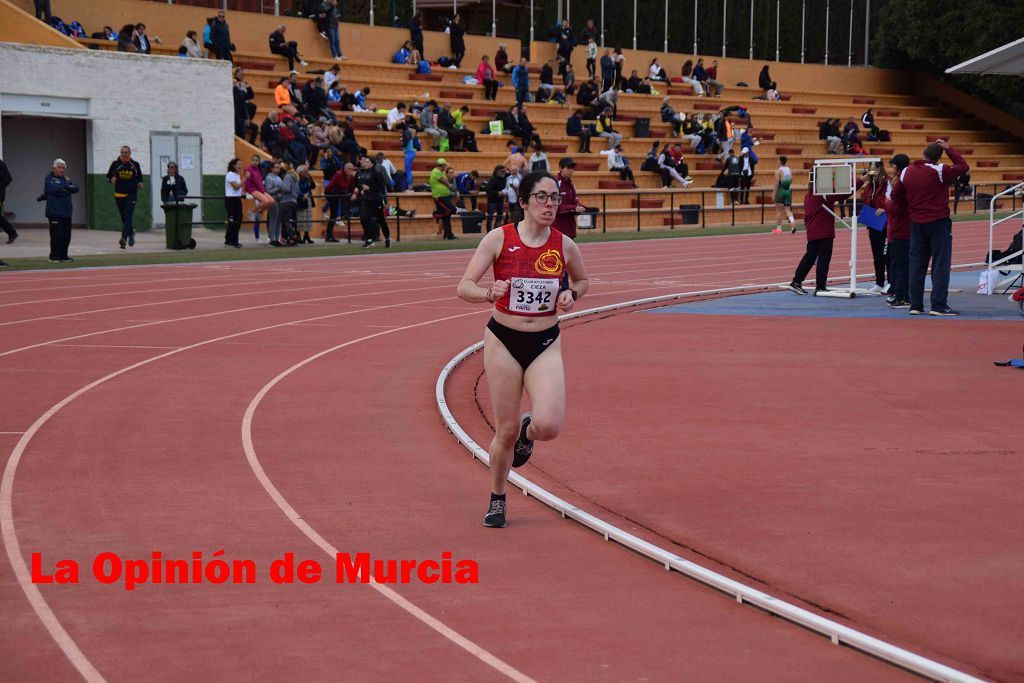 Regional absoluto y sub-23 de atletismo en Lorca