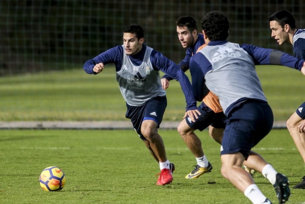 Primer entrenamiento del Real Oviedo del 2018