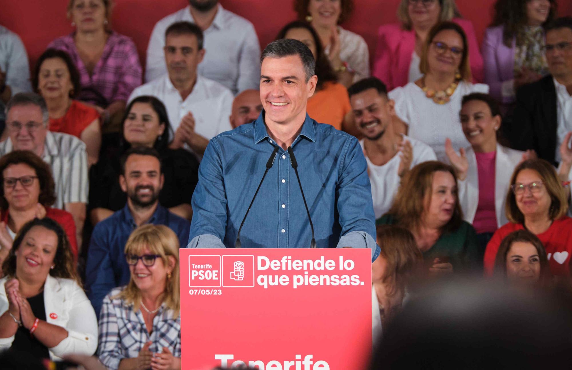 Mitin de Pedro Sánchez en Tenerife