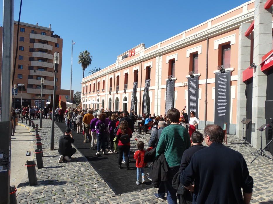 Homenaje a las víctimas del bombardeo franquista en Xàtiva