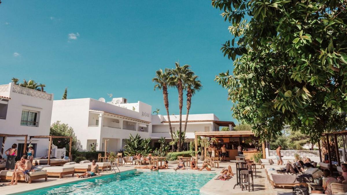 La piscina del Hotel Boutique Las Mimosas. | GRUPO MAMBO