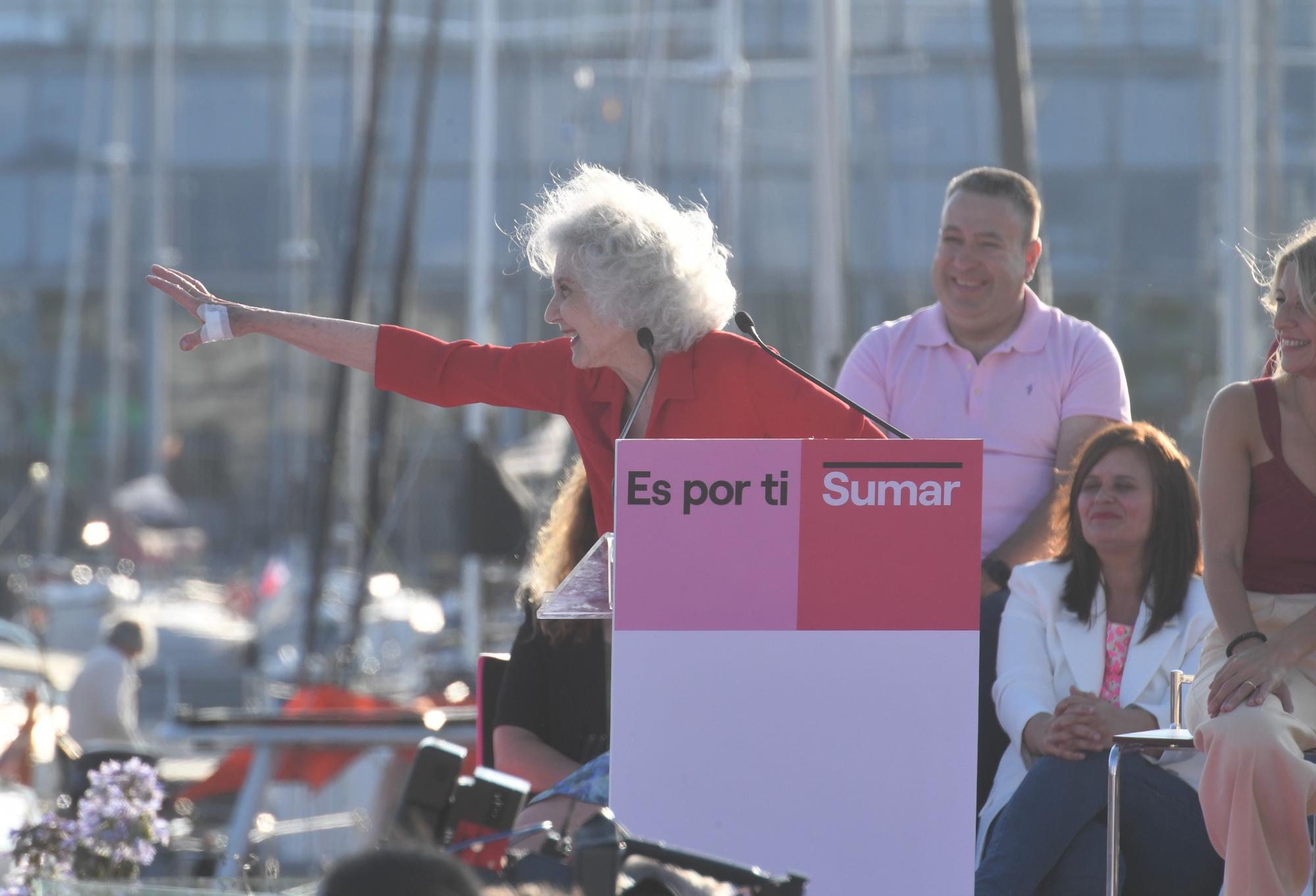 Yolanda Díaz abre campaña en A Coruña