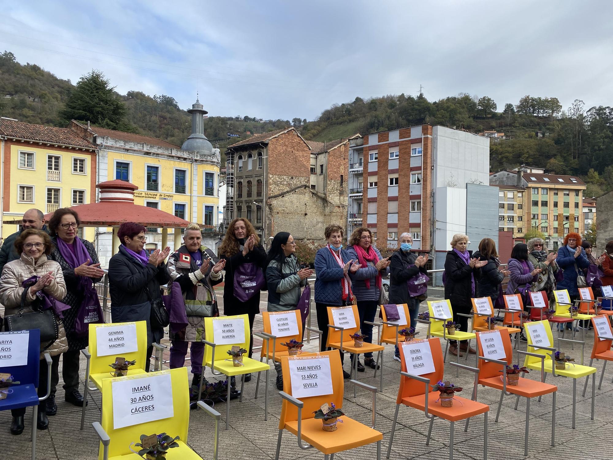 Actos del 25N en las Cuencas