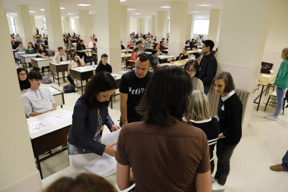 Pruebas de selectividad del campus de Gijón