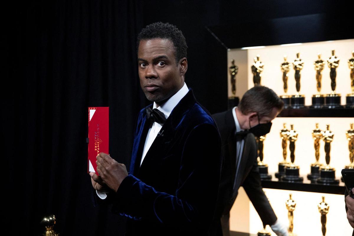 Chris Rock, antes de la gala.