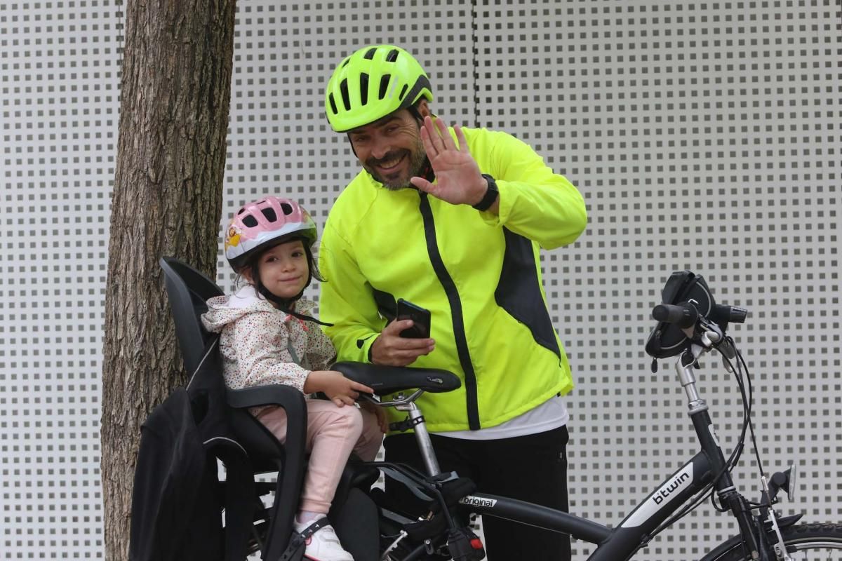 La Fiesta de la Bicicleta desafía a la lluvia