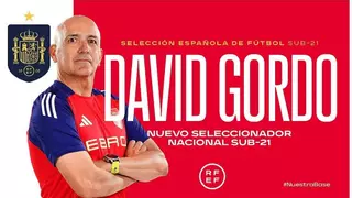 Ni Raúl ni Julen Guerrero, Karanka nombra seleccionador Sub-21 a David Gordo, el ayudante de Santi Denia