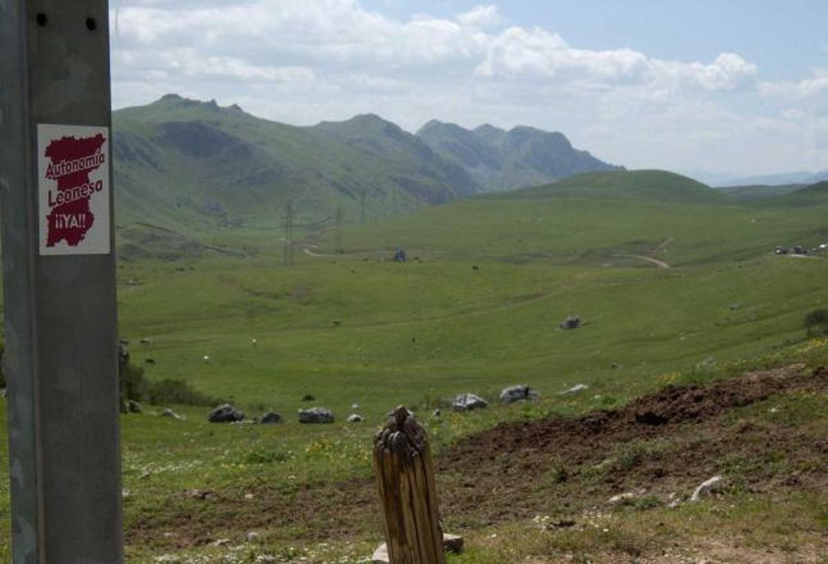 El puerto Pinos, propiedad de Mieres y ubicado en la provincia de León.