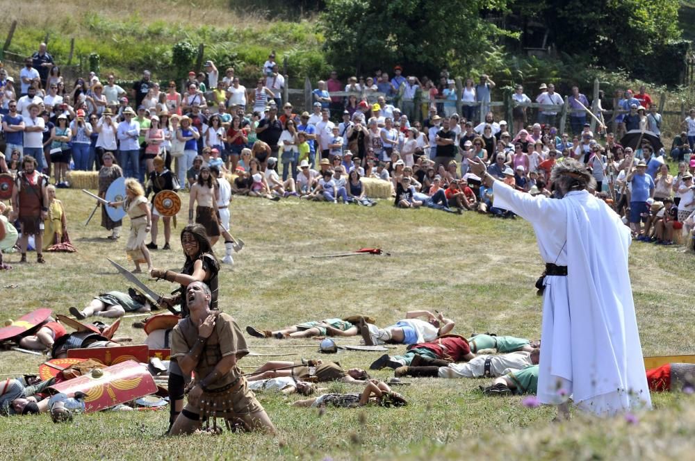 Batalla entre astures y romanos en Carabanzo