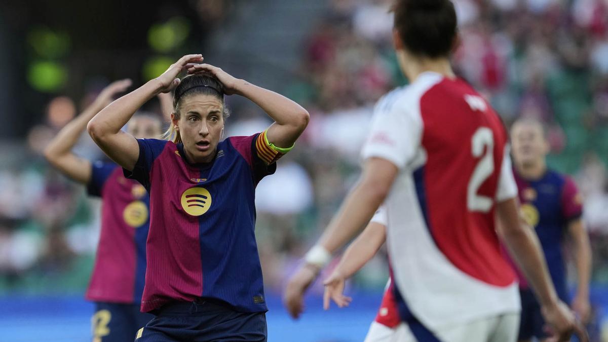 Arsenal-Barça en la final de la Champions (1-0)