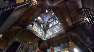 Presentació de la restauració del Palau Güell dies abans de la seva reobertura.