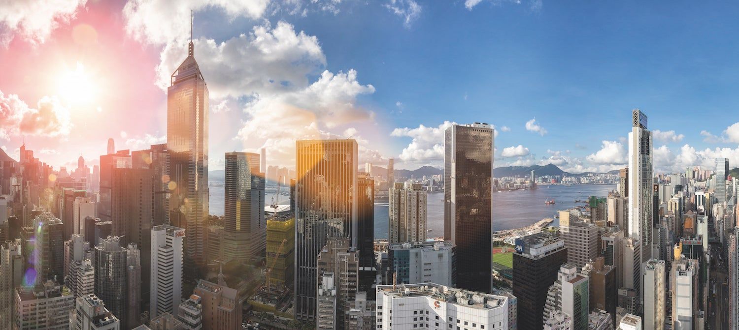Hong Kong vista aérea