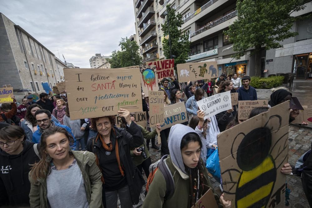 Un dia de lluita contra el canvi climàtic a Girona