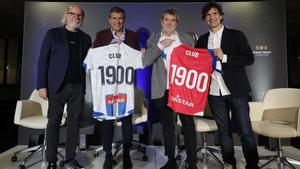 Inauguración de El Club 1900, este miércoles en el Stage Front Stadium del Espanyol.