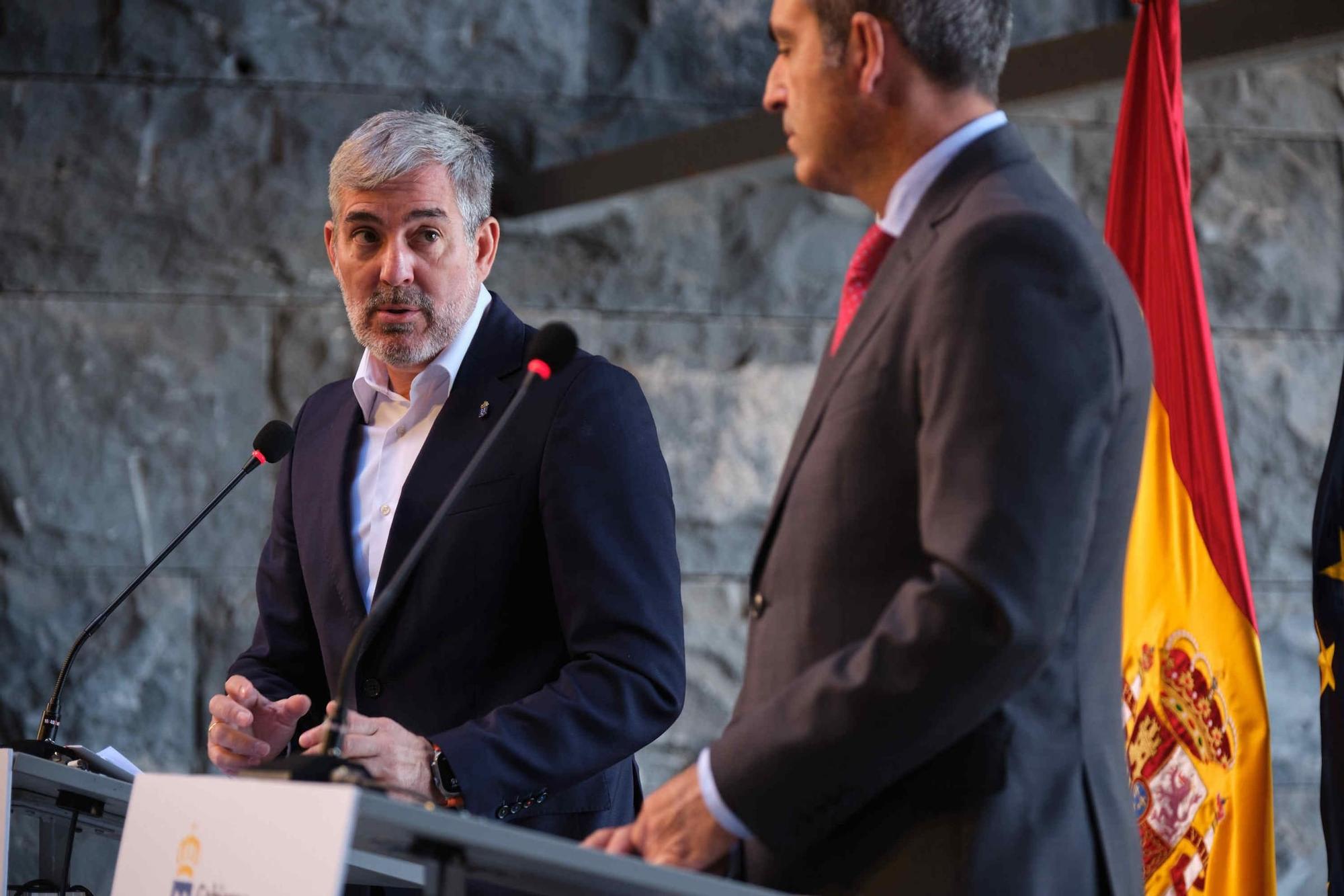 Fernando Clavijo y Manuel Domínguez hacen un balance de los primeros cien días de gobierno