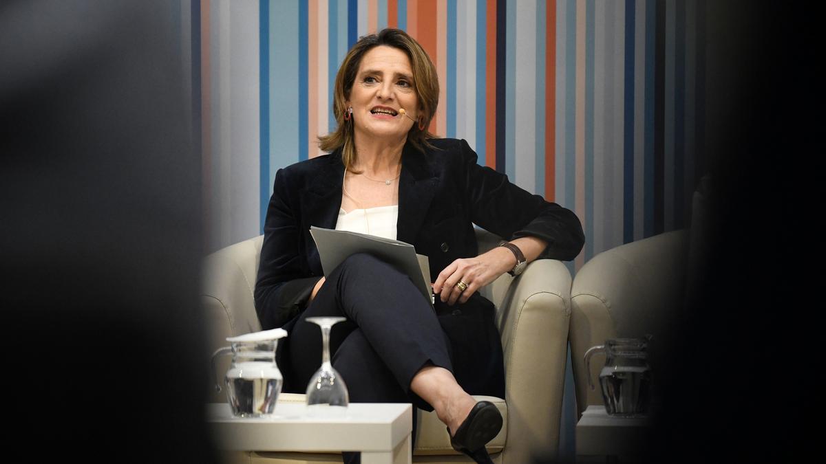 La vicepresidenta tercera y ministra para la Transición Ecológica y el Reto Demográfico, Teresa Ribera