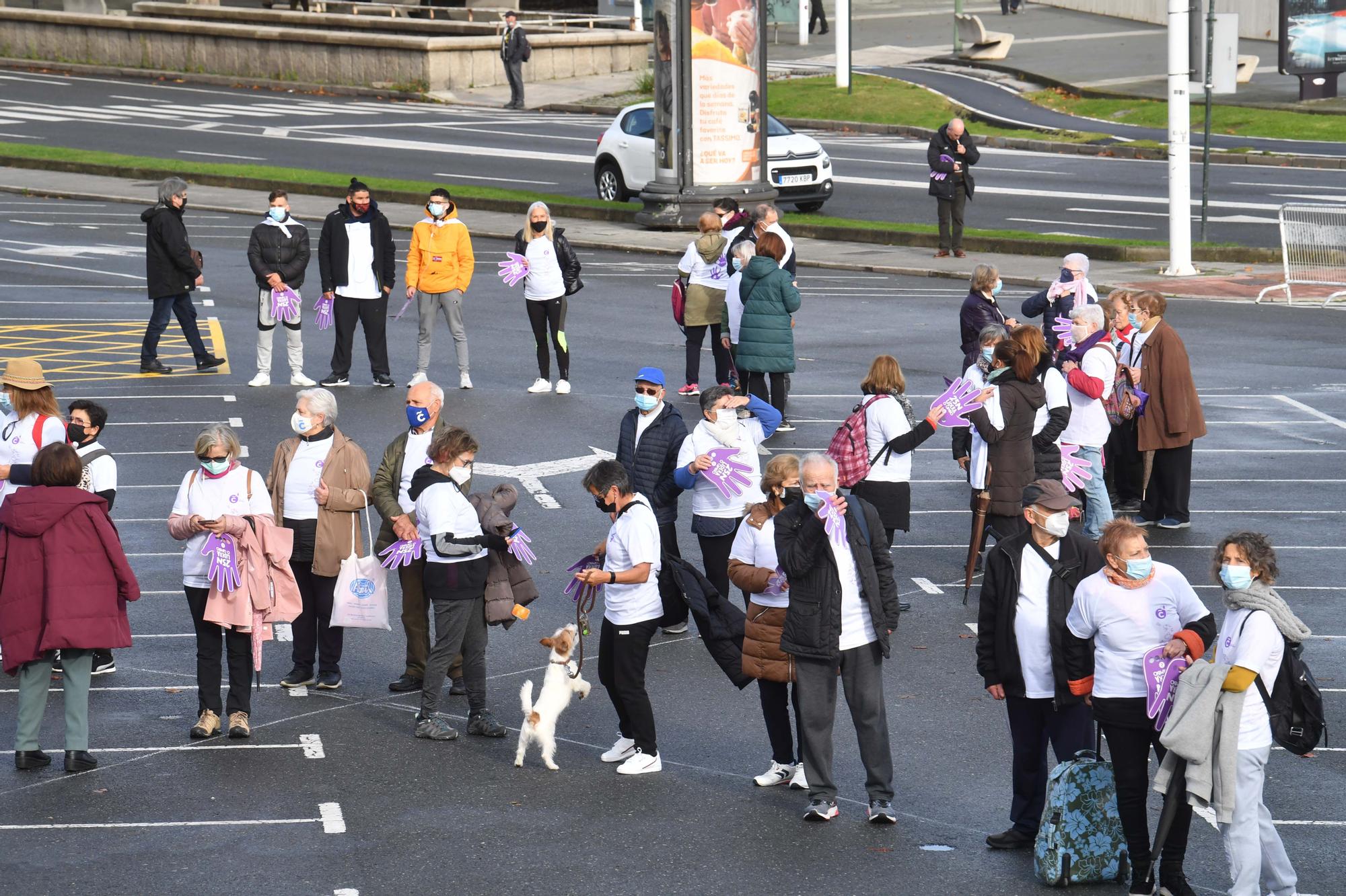 25-N en A Coruña | O deporte di "non" á violencia sobre as mulleres