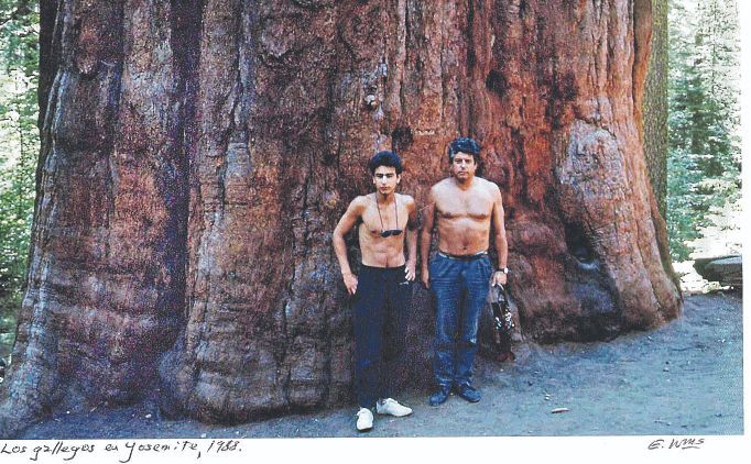 Imagen Los Portela en Yosemite 1988.