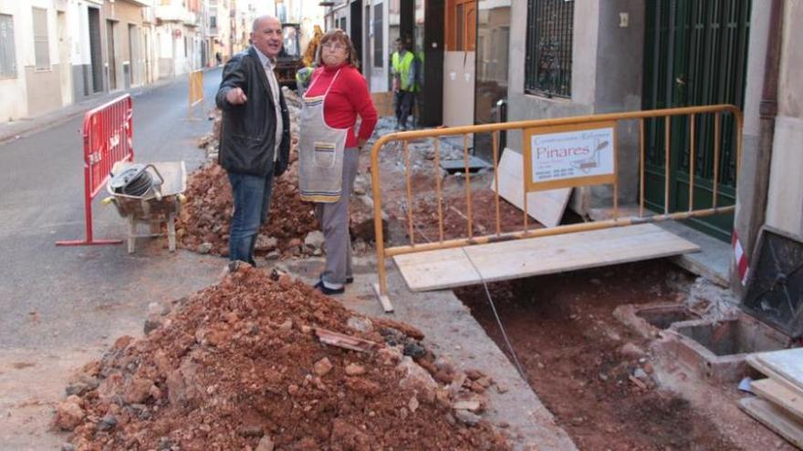 Vila-real amplía las aceras en Crist de la Penitència