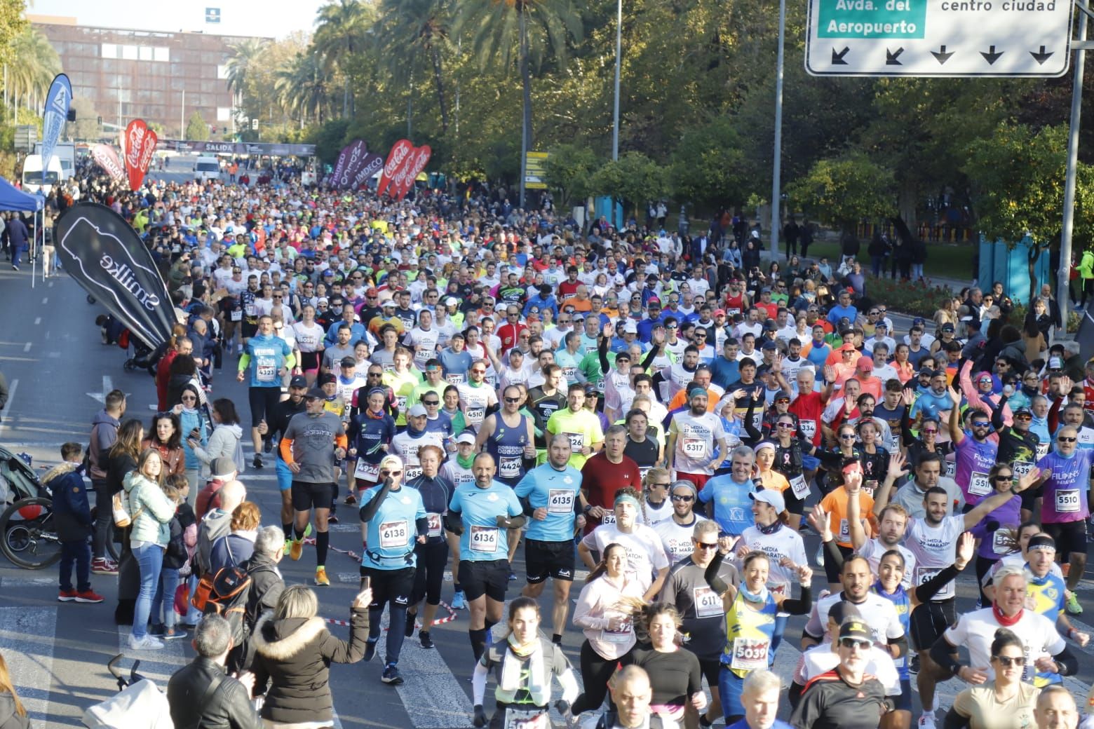 Media Maratón de Córdoba 2023: la carrera, en imágenes