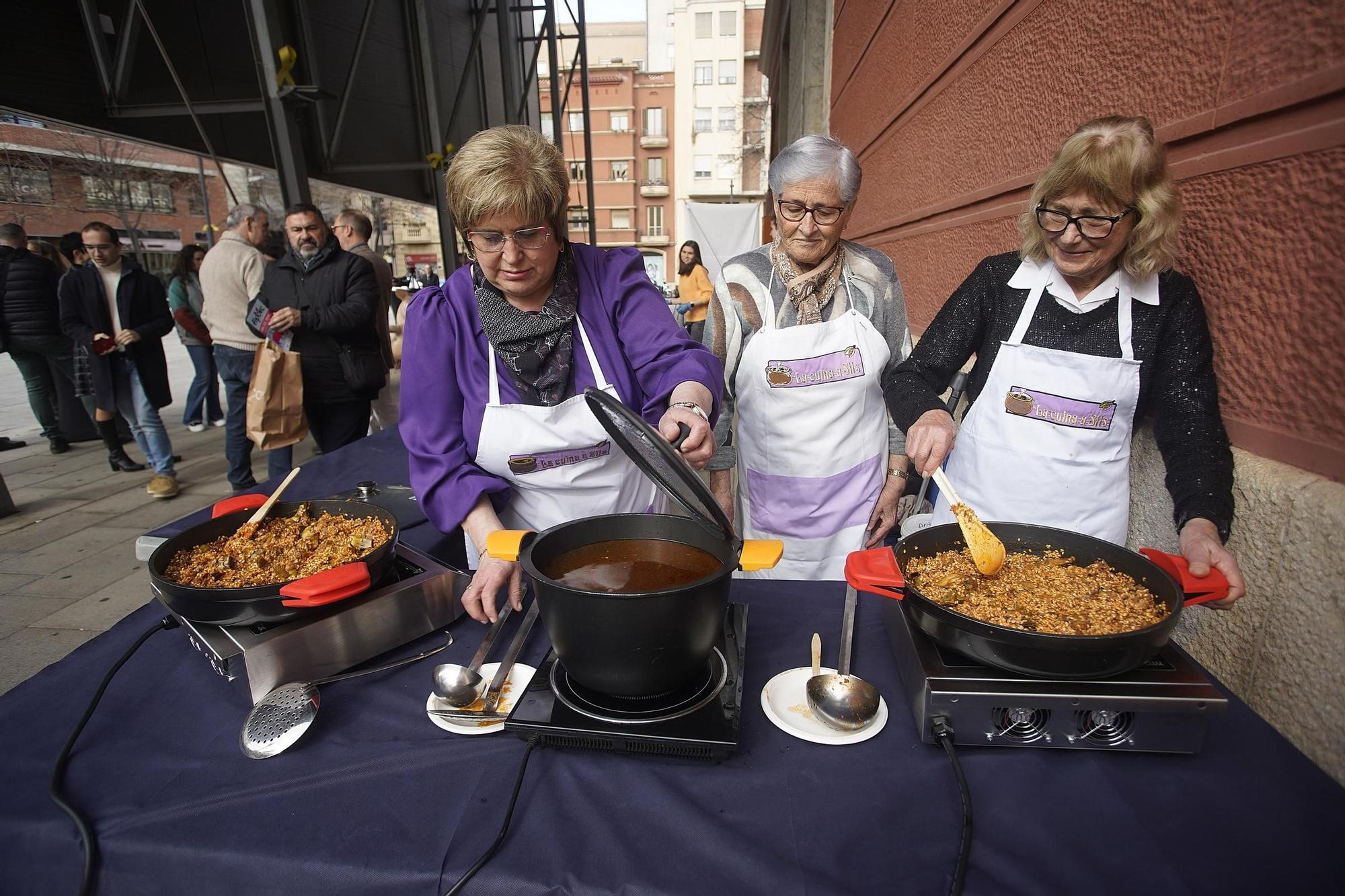 Presentació de FIPORC al Mercat del Lleó, a Girona.