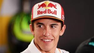 El catalán Marc Márquez (Honda), hoy, en la conferencia de prensa de Sepang (Malasia).