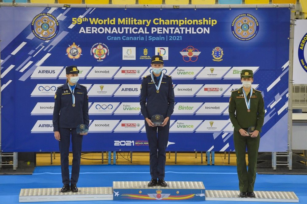 Ceremonia de clausura del Mundial de pentathlon aeronáutico