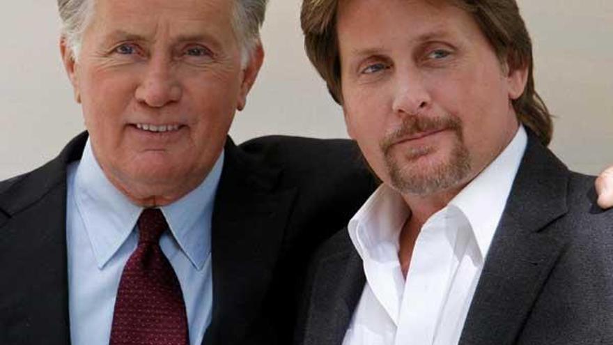 Martin Sheen y Emilio Estévez.