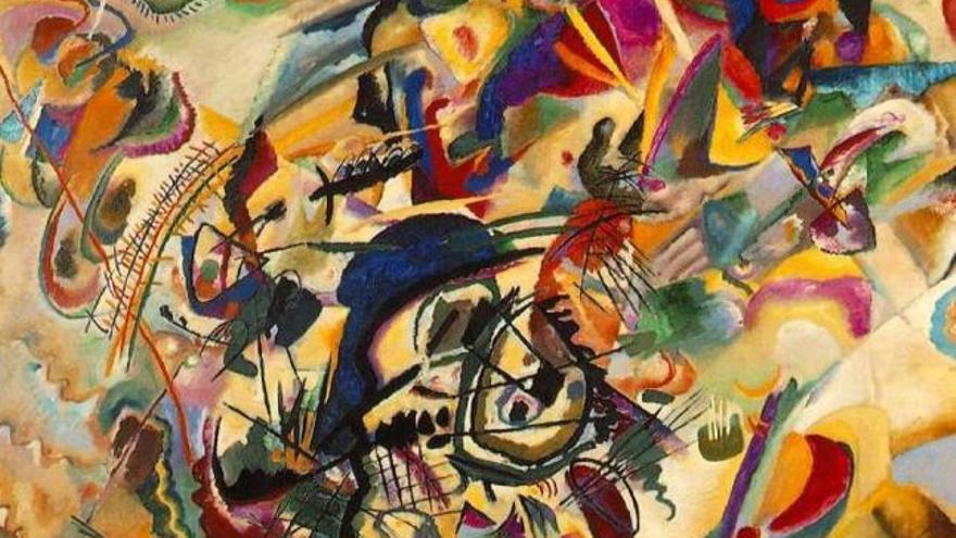 &#039;Composición VII&#039; de Vasili Kandinsky.