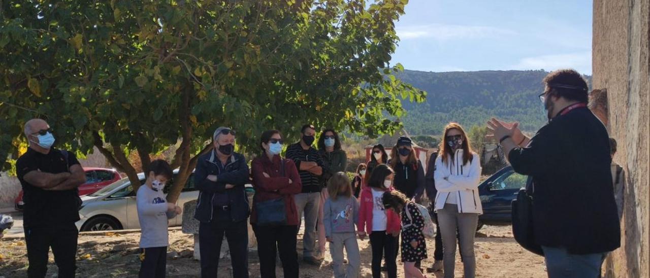 Una de las visitas a La Zafra de Villena.