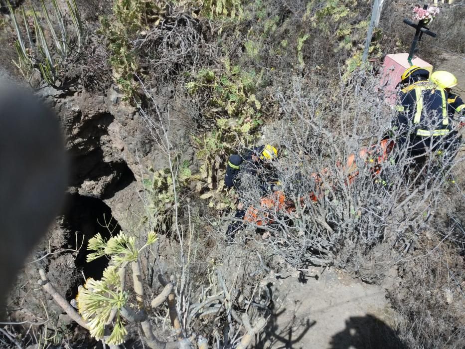 Hallado el cuerpo de un hombre en la Sima de Jinámar