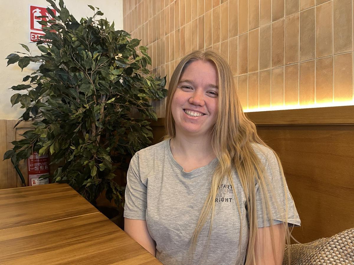 Andrea Rotger, trabajadora de el Café Es Pes de sa Palla