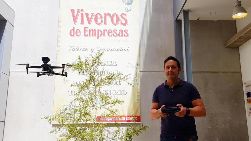 El Vivero de Empresas de la Cámara tutela un proyecto pionero de servicio integral de drones