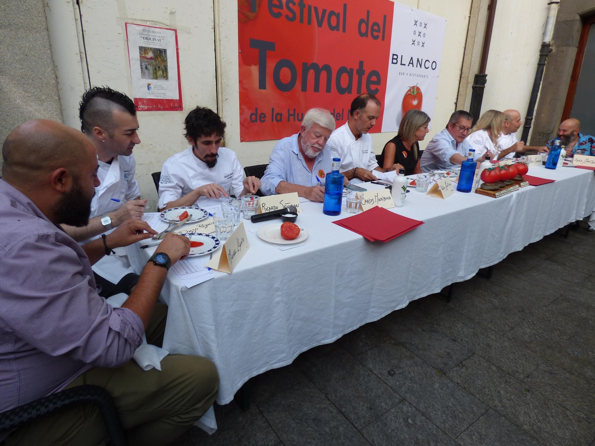 Así fue la elección del mejor tomate de Cangas del Narcea