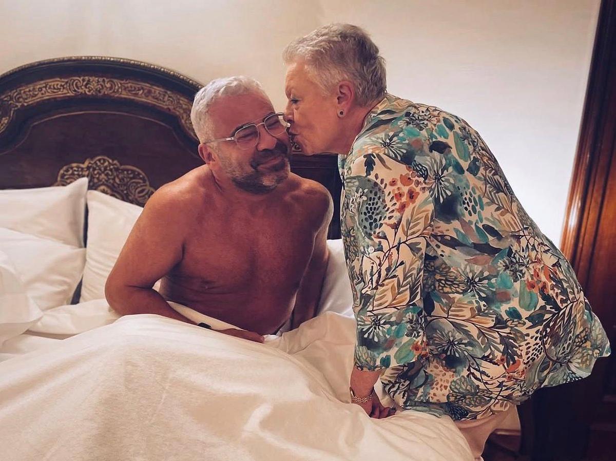 Jorge Javier Vázquez y su madre, María