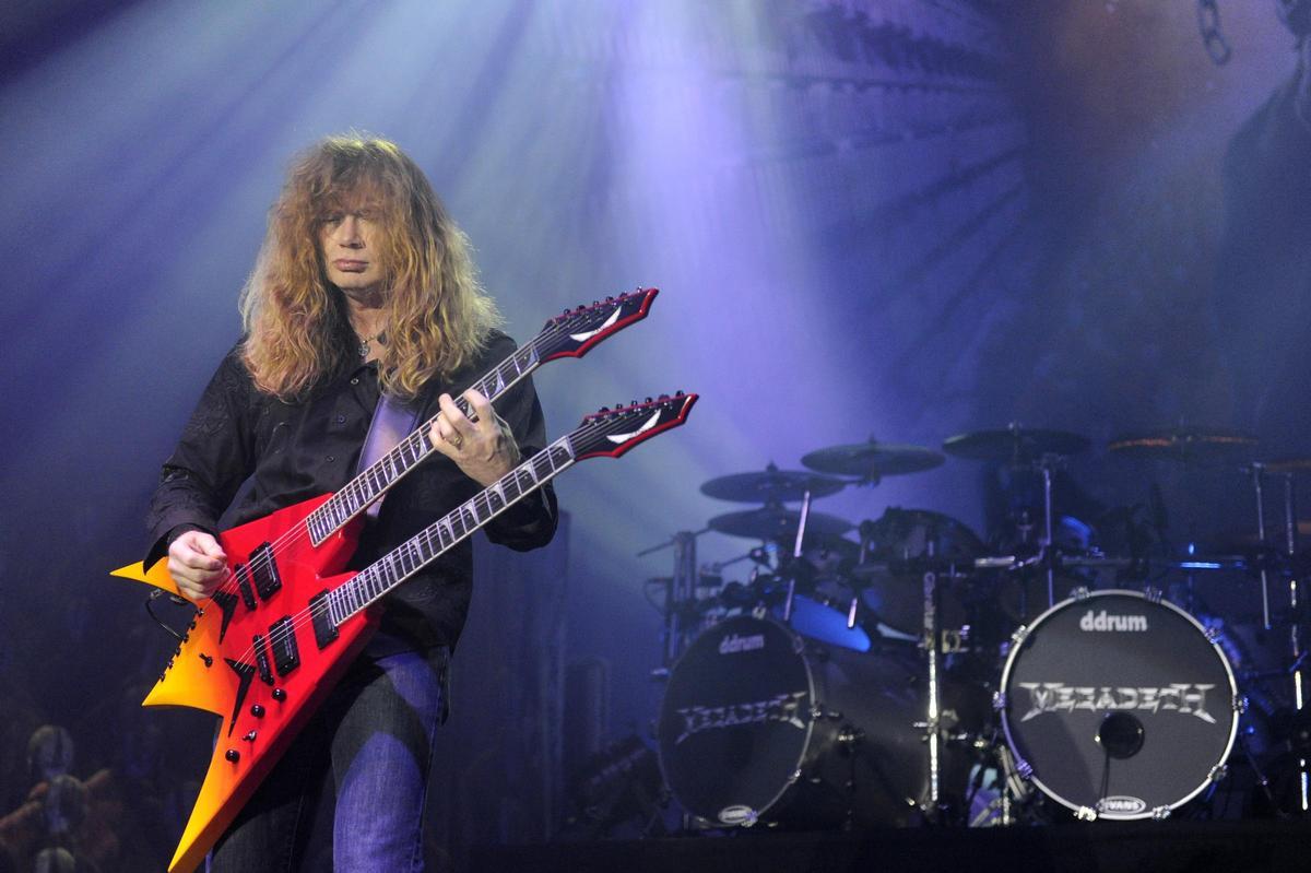 Dave Mustaine en el Coliseum en 2011