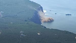 Despreniment a la costa de Tazacorte, a l’oest de La Palma