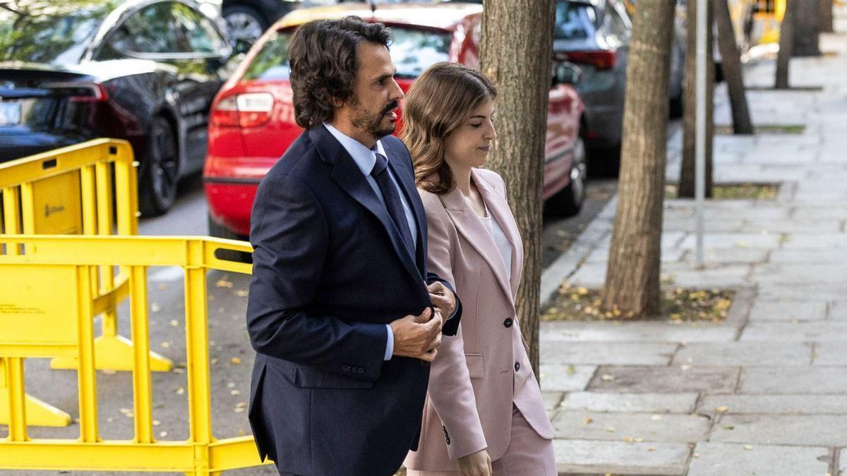 Alberto González Amador, a la seva arribada al Tribunal Suprem. | EDUARDO PARRA / EUROPA PRESS