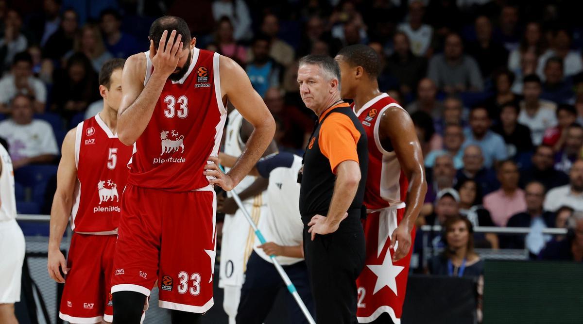 Mirotic va de decepción en decepción con la camiseta del Armani Milan