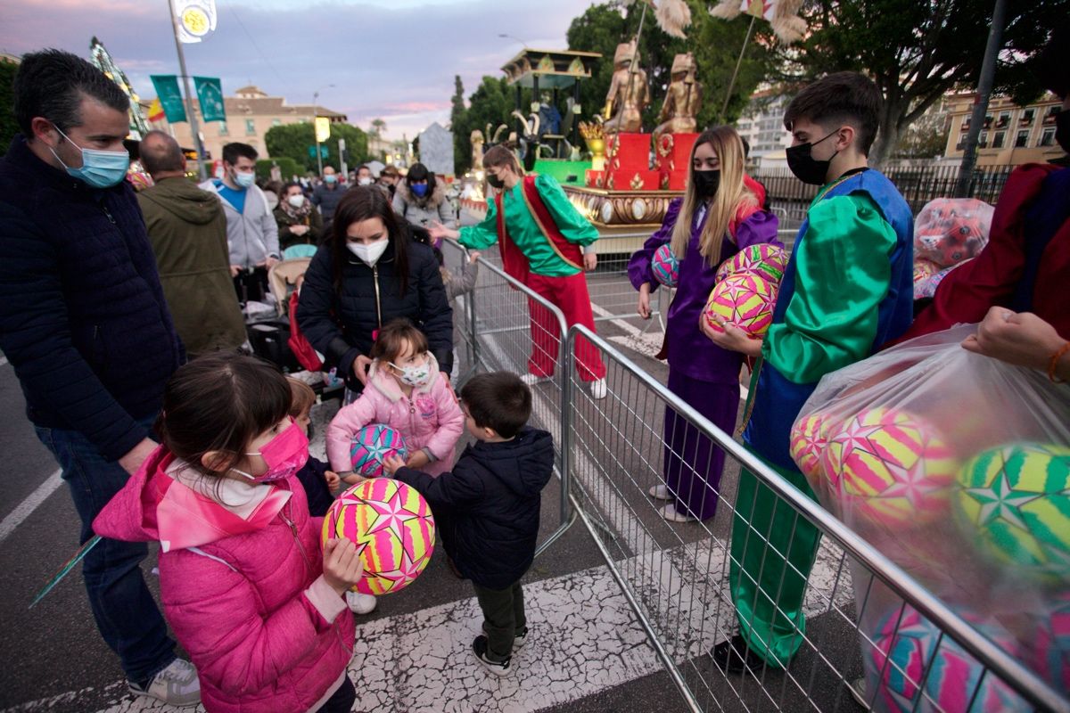 Cabalgata estática de los Reyes Magos en Murcia