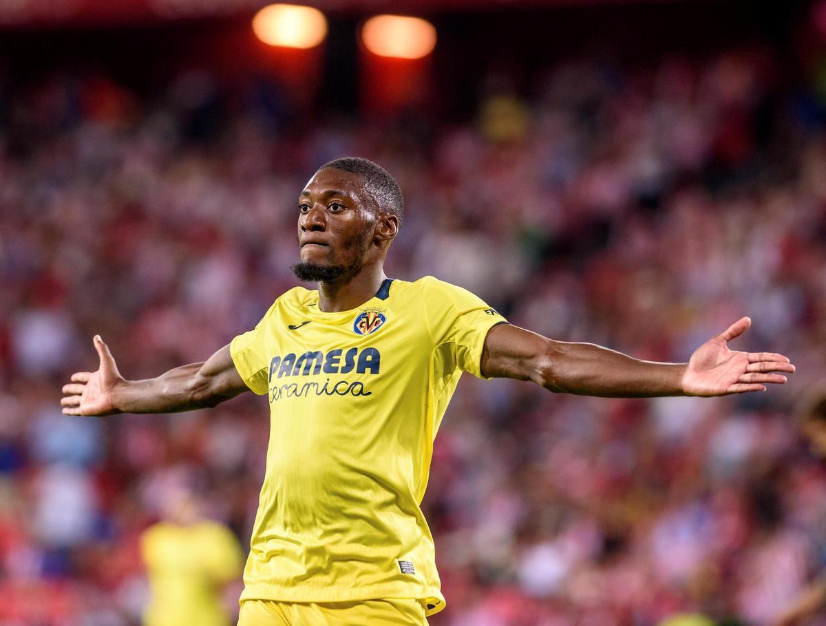 Karl Toko Ekambi marcó el tercero del 0-3 en la última victoria del Villarreal en Bilbao en 2018.