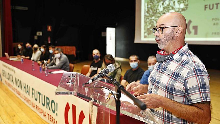 Alberto Gonçalves en la VIII Asamblea del sindicato.  | // FDV