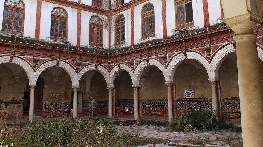 Interior del convento de San Agustín a finales de 2018.