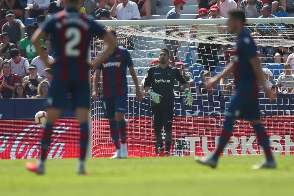 Levante 2-6 Sevilla, en imágenes