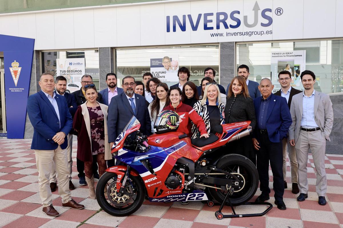 Ana Carrasco, en la presentación de su acuerdo de patrocinio con Inversus