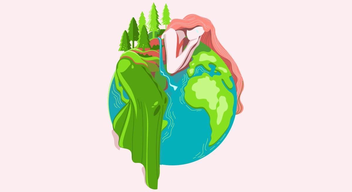 Iustración sobre el ecofeminismo.